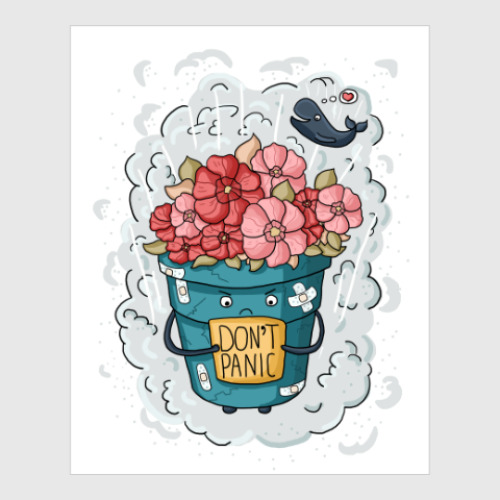 Постер с принтом Не паниковать!