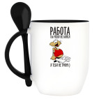 Кружка с ложкой