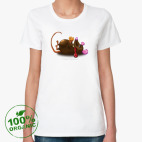 Женская футболка органик