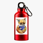 Металлическая бутылка 400 мл UV-DTF