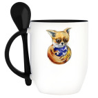 Кружка с ложкой