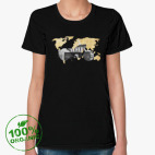 Женская футболка органик