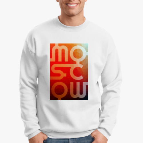 Свитшот с принтом Москва (Moscow)