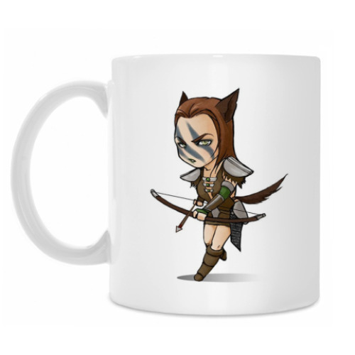 Кружка с принтом Нэко-эльф :3