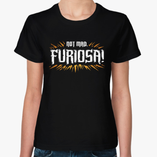 Женская футболка с принтом Фуриоза (Безумный Макс)