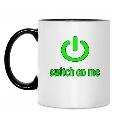 Кружка с принтом Switch on me