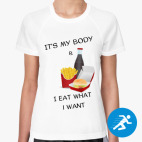 Женская спортивная футболка