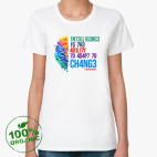 Женская футболка органик