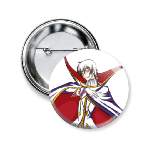 Значок 50мм с принтом Code Geass. Lelouch of the Rebellion