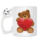 Кружка с футбольным мячиком