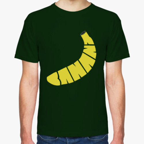 Футболка с принтом Банан