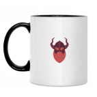 Кружка двухцветная