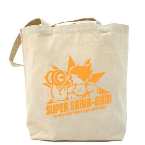 Сумка шоппер с принтом Saiya gym