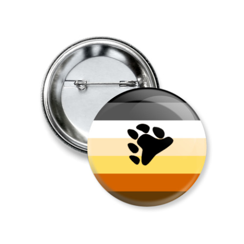 Значок 37мм Bear Pride Flag