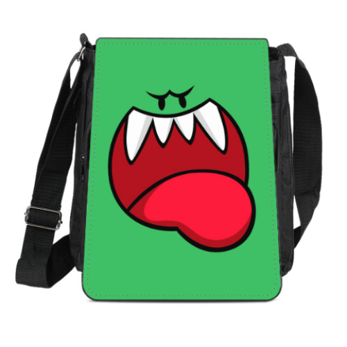 Сумка-планшет с принтом Monster face