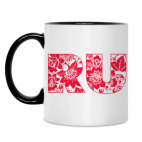 Кружка двухцветная