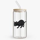 Банка с бамбуковой крышкой