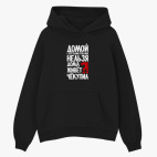 Толстовка худи оверсайз