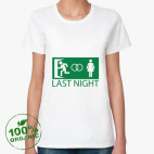 Женская футболка органик