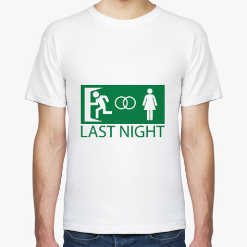 Футболка с принтом Мальчишник