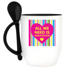 Кружка с ложкой