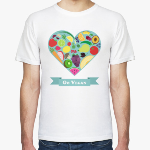 Футболка Сердце вегана