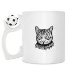 Кружка с футбольным мячиком