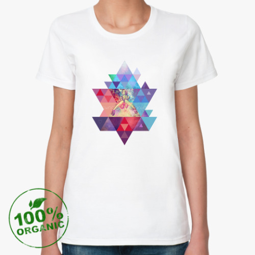 Женская футболка из органик-хлопка с принтом  'HIPSTA SWAG' collection: Marlene Dietrich