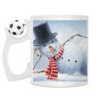 Кружка с футбольным мячиком