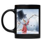 Кружка цветная UV-DTF