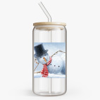 Банка с бамбуковой крышкой