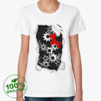 Женская футболка органик