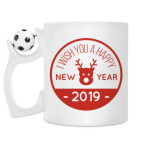 Кружка с футбольным мячиком