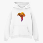 Толстовка худи оверсайз