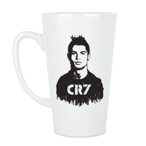 Чашка Латте с принтом Ronaldo