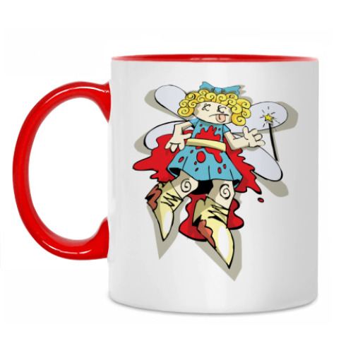 Кружка с принтом фея