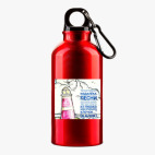 Металлическая бутылка 400 мл UV-DTF