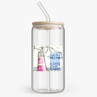 Банка с бамбуковой крышкой