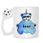 Кружка с футбольным мячиком