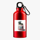 Металлическая бутылка 400 мл UV-DTF