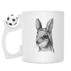 Кружка с футбольным мячиком