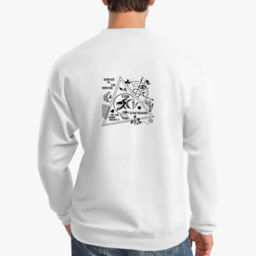 Свитшот с принтом Путевые заметки последнего авантюриста