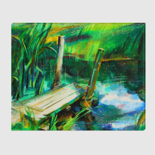 Холст с принтом МОСТОК