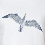 Море винтаж чайка