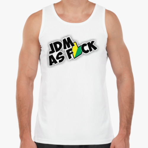 Майка с принтом  JDM as F*ck