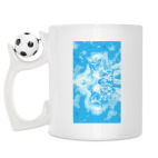 Кружка с футбольным мячиком