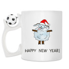 Кружка с футбольным мячиком