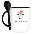 Кружка с ложкой