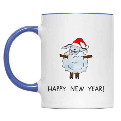 Кружка с принтом Hi, 2015