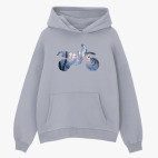 Толстовка худи оверсайз